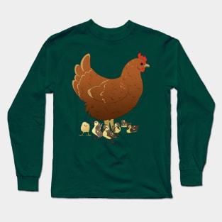 Chicken Family Long Sleeve T-Shirt